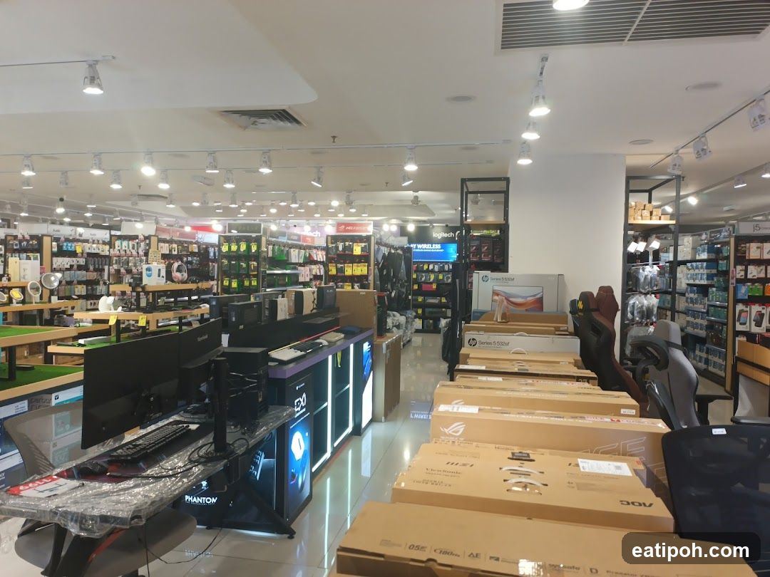 Electronics Store Interior