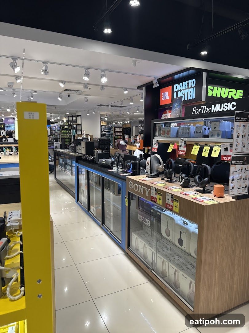 Electronics Store Interior