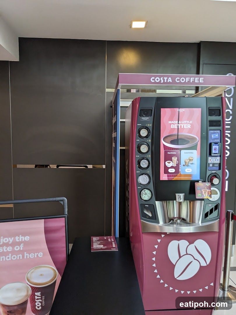 Costa Coffee Vending Machine