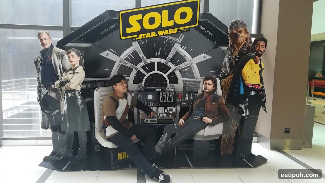 Solo: A Star Wars Story promotional display