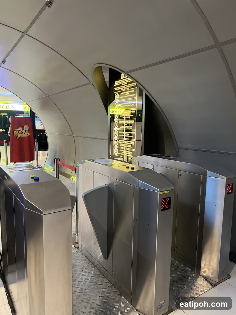 Entrance Area with Turnstiles