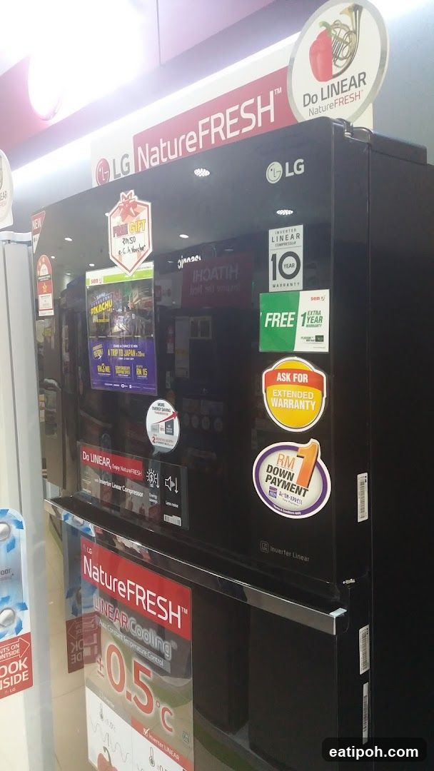 LG Refrigerator Display