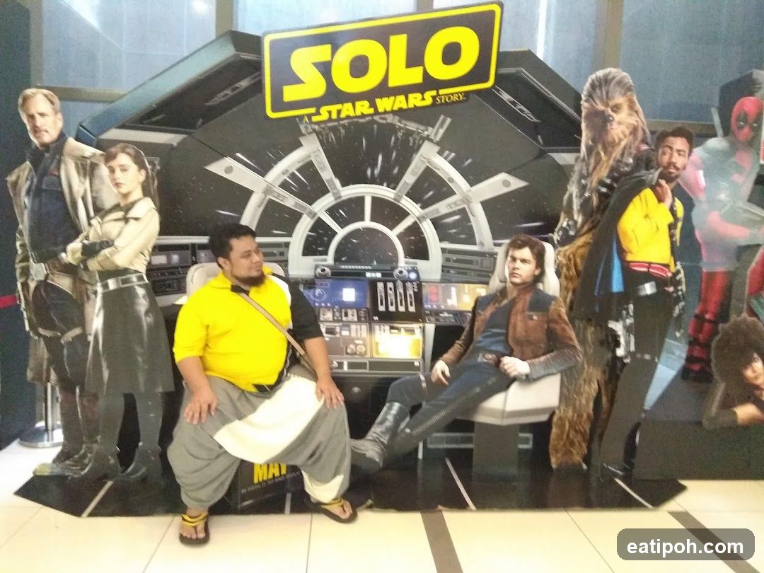 Solo: A Star Wars Story promotional display