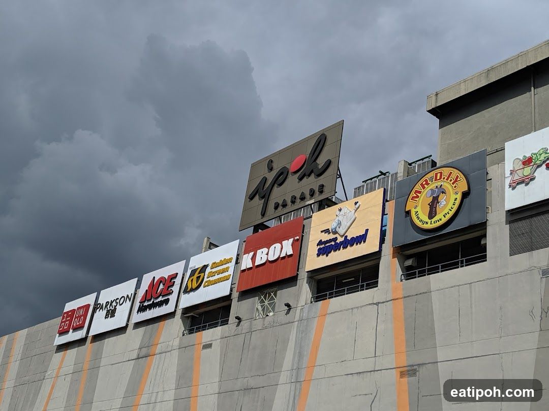 Ipoh Parade Exterior Signage