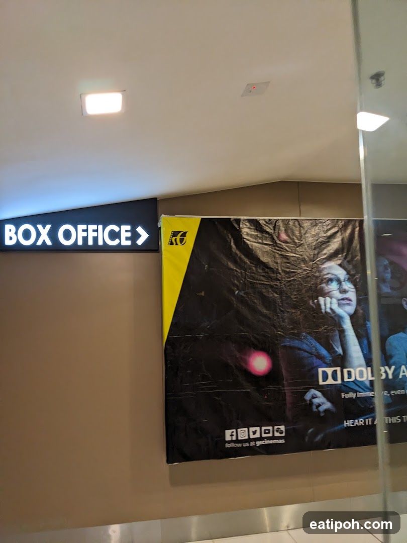 Box Office Signage and Promotional Poster