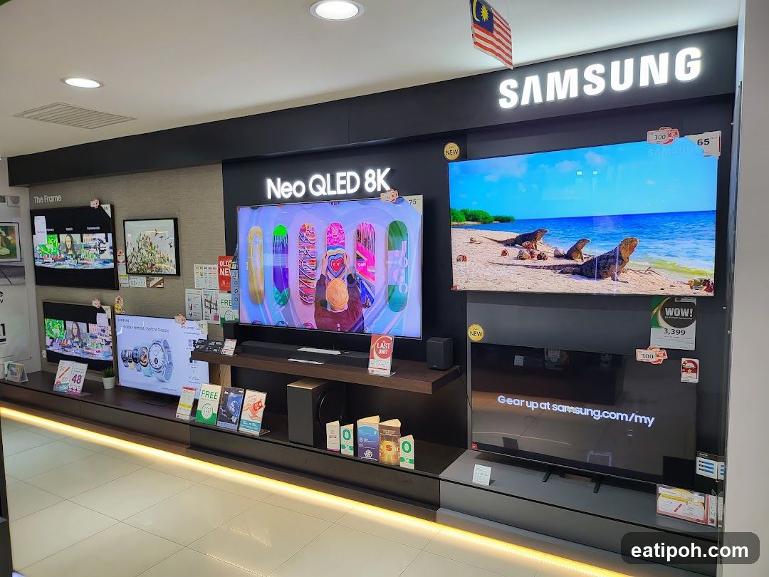 Samsung TV Display Area
