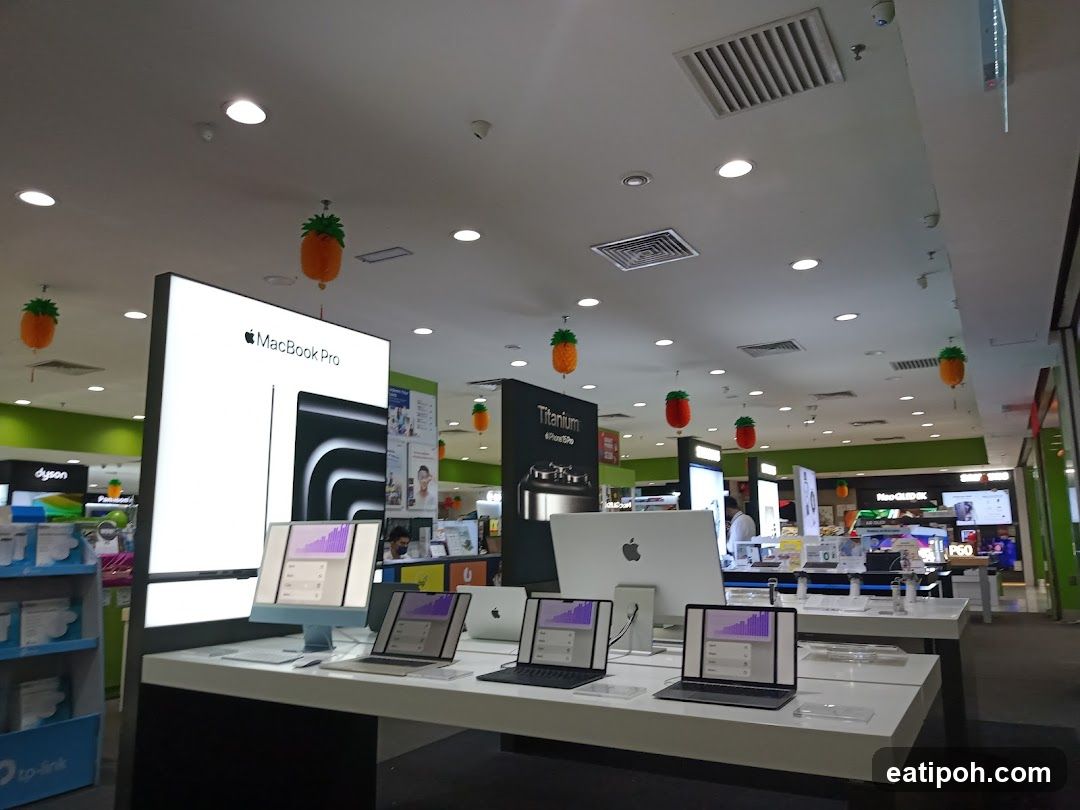 Electronics Store Interior