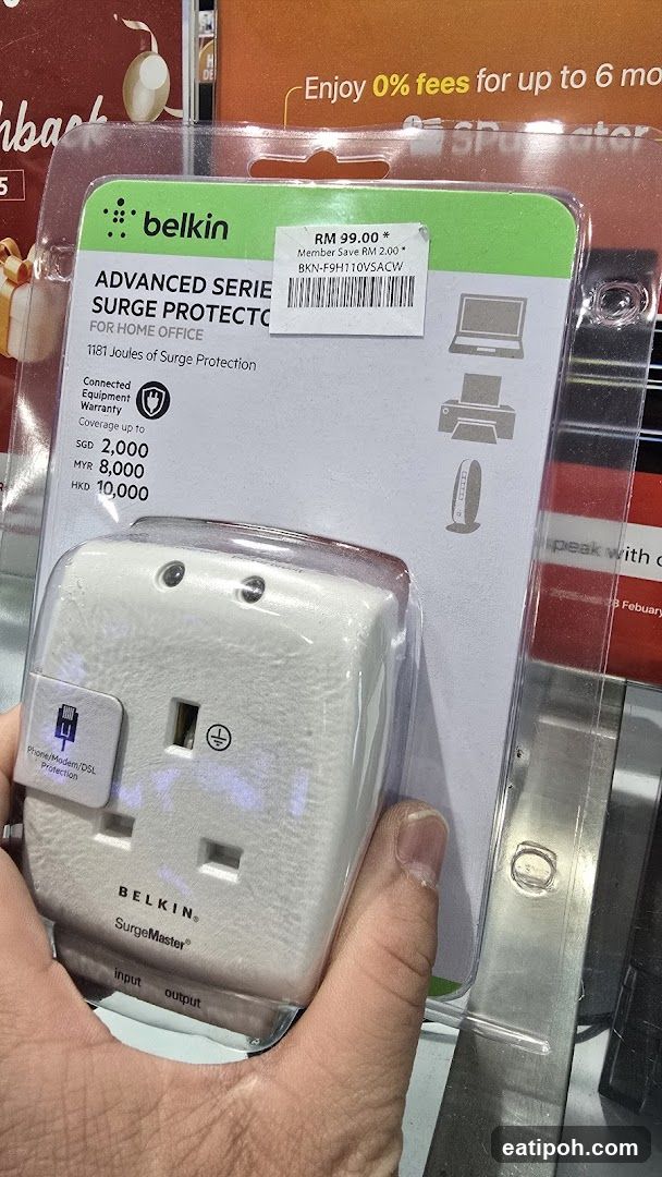 Belkin Surge Protector Product Display