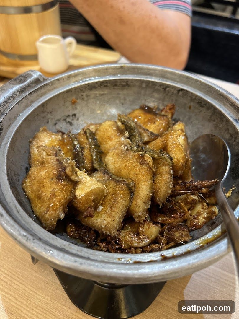 Food in a clay pot
