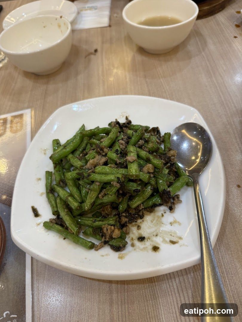 Dinner Plate with Green Beans
