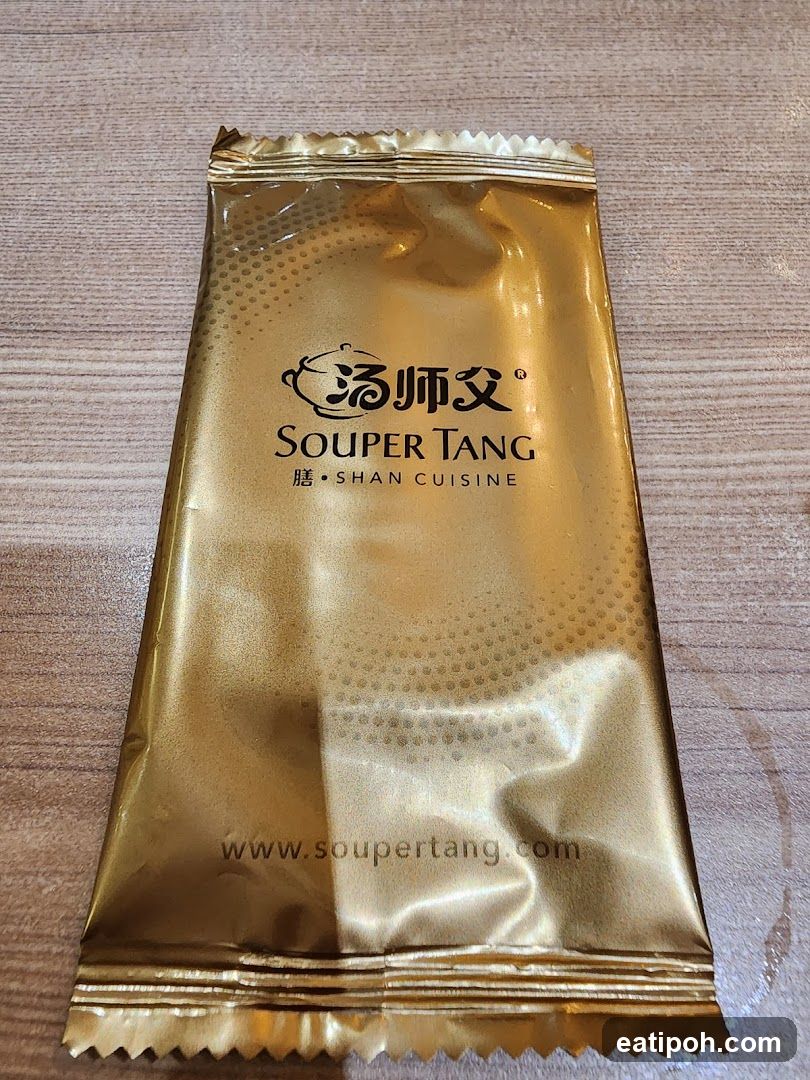 Souper Tang branded product packaging