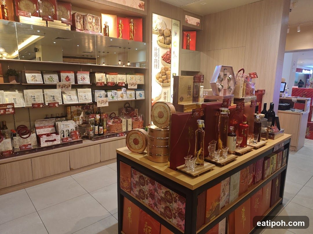 Interior of a traditional goods store