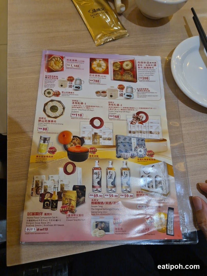 Promotional Catalog on Table