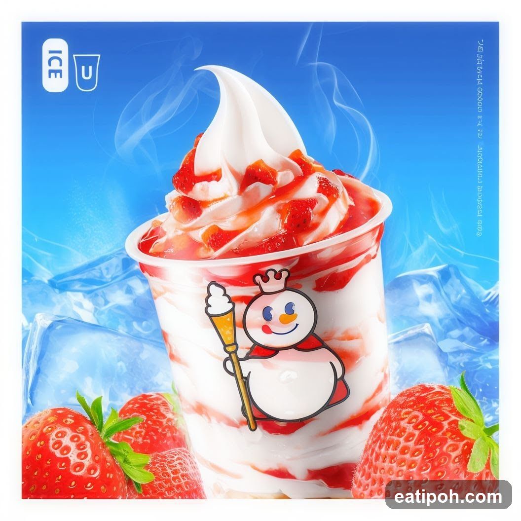 Strawberry Ice Cream Sundae