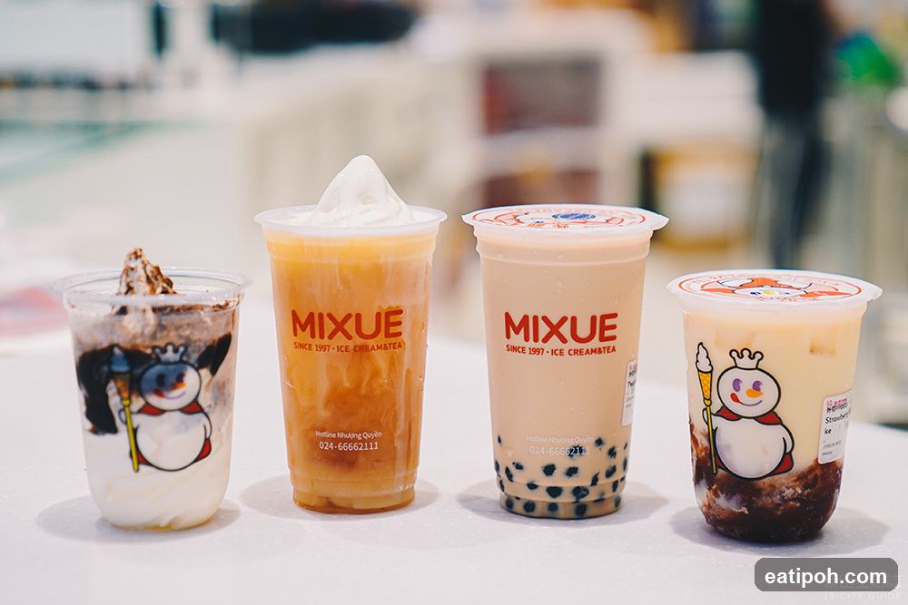 Mixue Ice Cream & Tea Products
