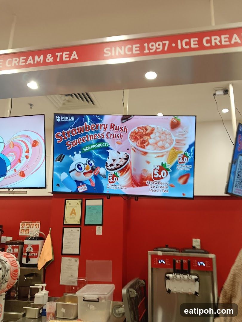 Ice Cream & Tea Shop Interior