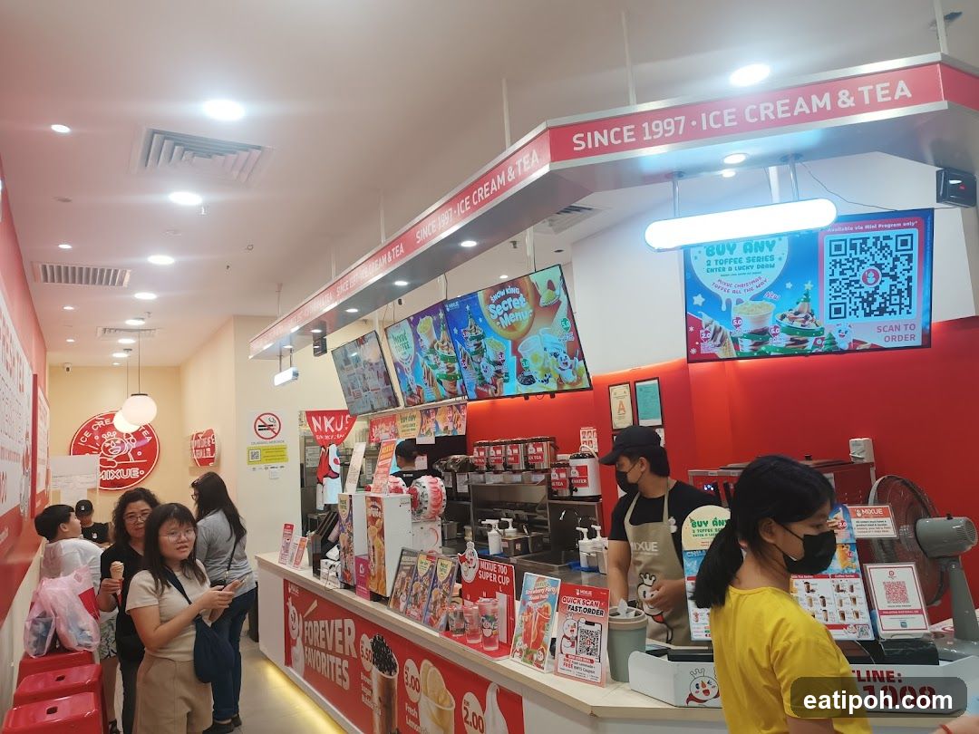 Mixube Ice Cream & Tea Shop Interior
