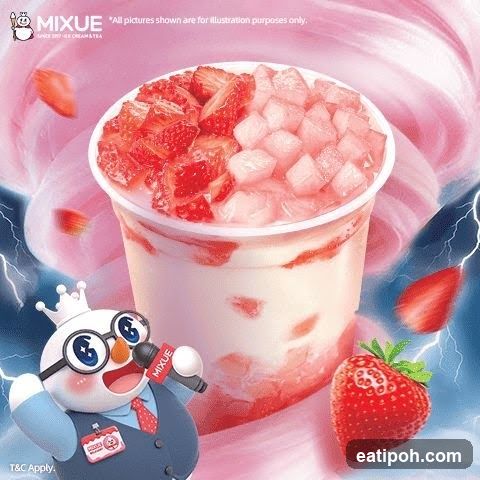 Mixue Strawberry Drink