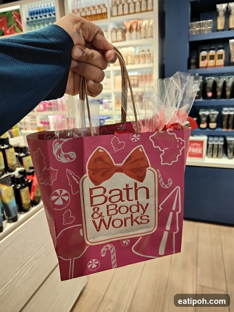 Bath & Body Works shopping bag