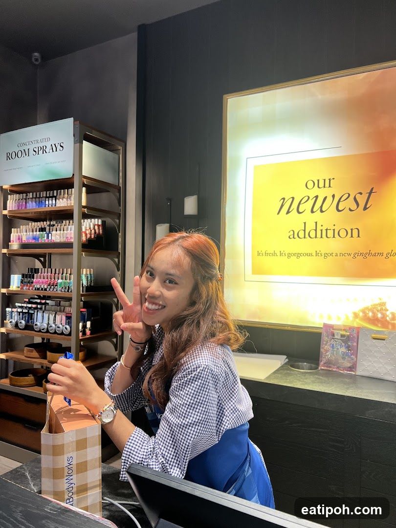 Store Interior with Staff Member