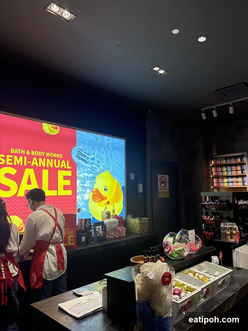 Bath & Body Works Semi-Annual Sale Interior