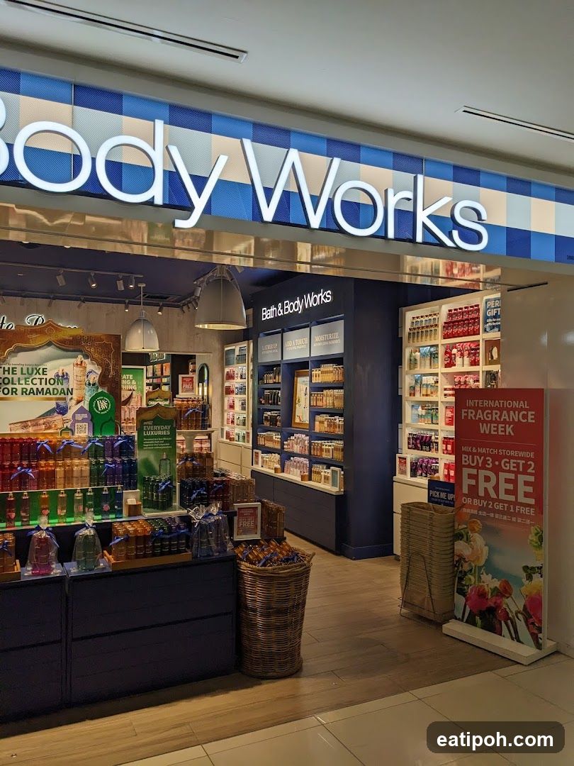 Body Works Storefront Interior