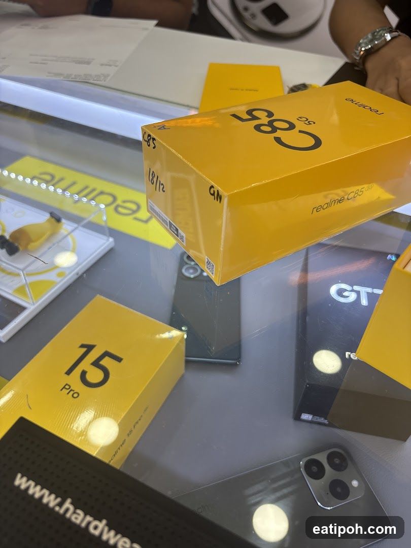 Realme Phone Display Counter