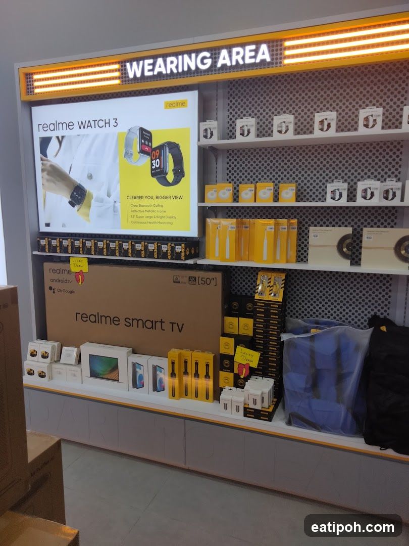 Realme Product Display Area