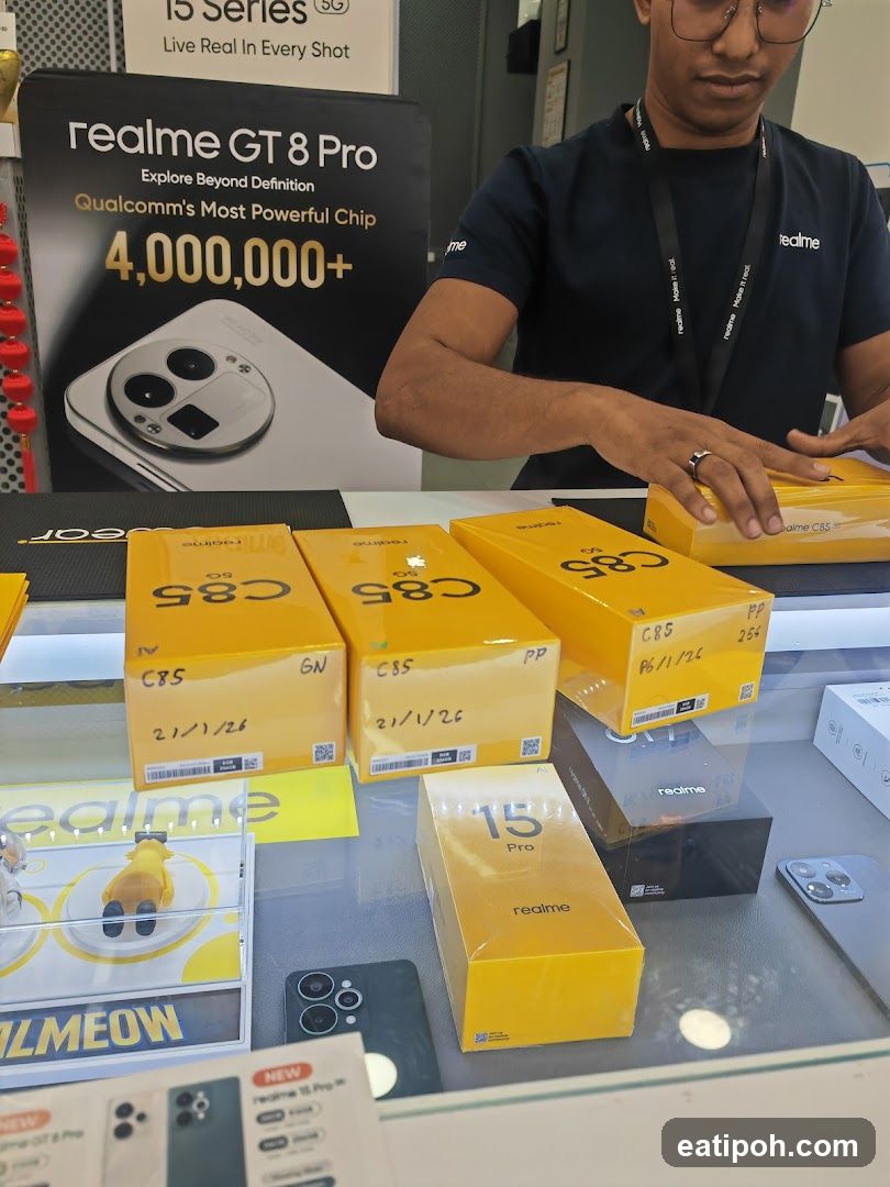 Realme Store Interior