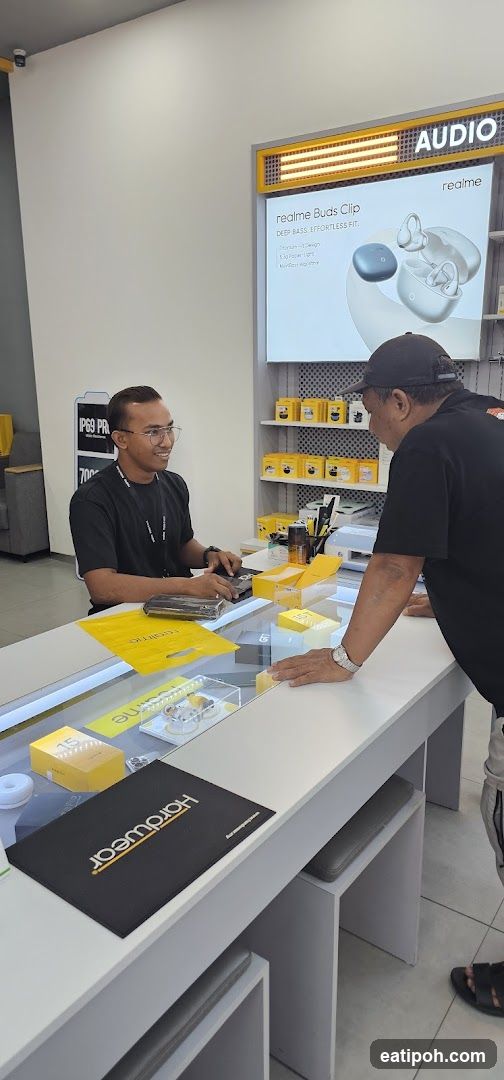 Store Interior with Customer Service