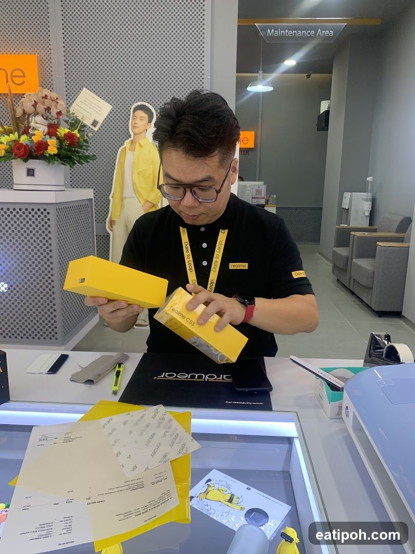 Employee at Retail Counter