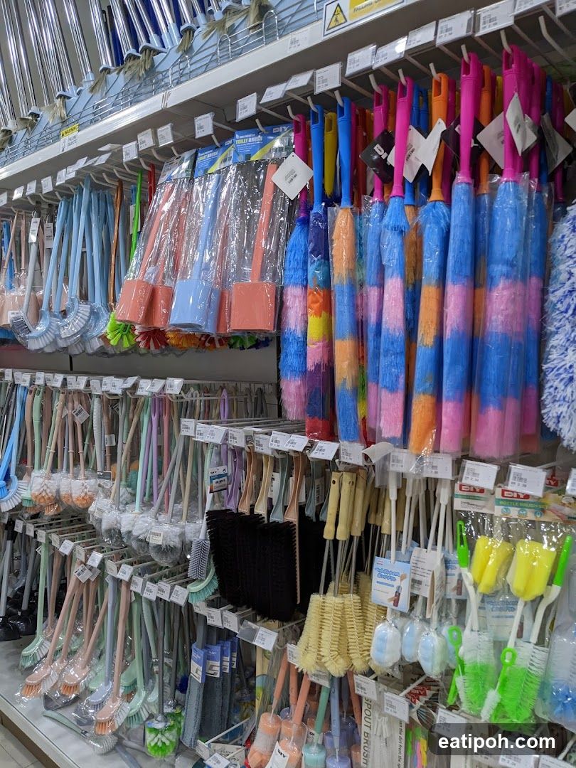 Store Interior Cleaning Supplies Section