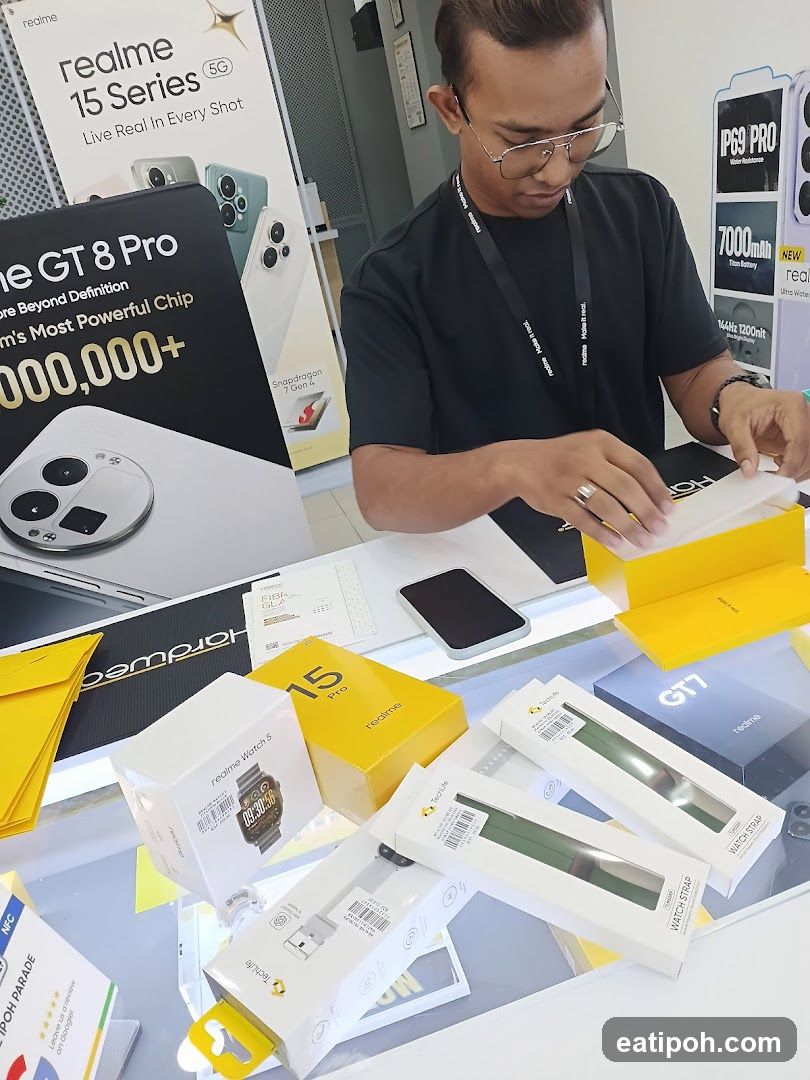 Realme Store Interior