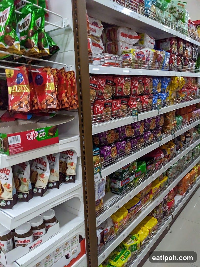 Supermarket aisle