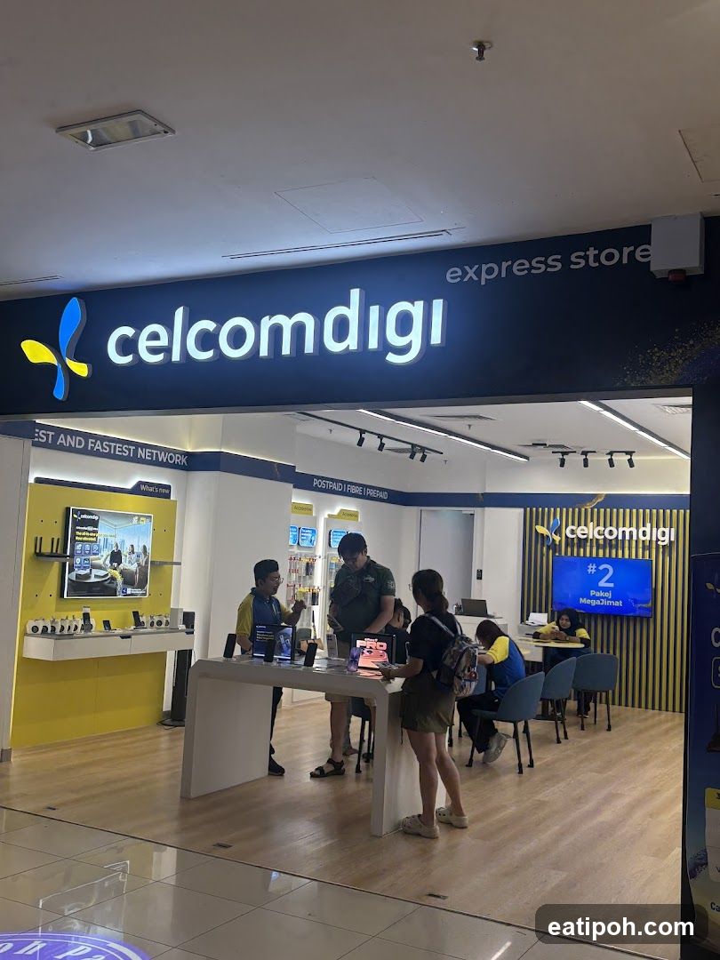 CelcomDigi Express Store Interior