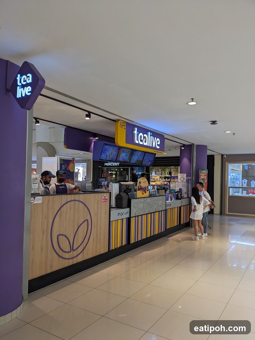 Tealive Store Interior