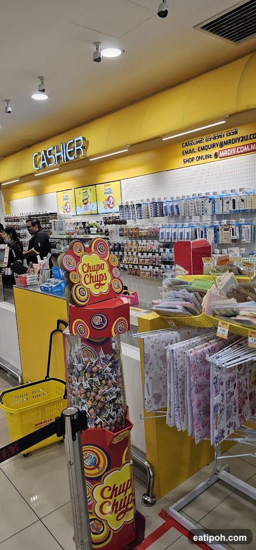 Store Interior with Cashier Counter