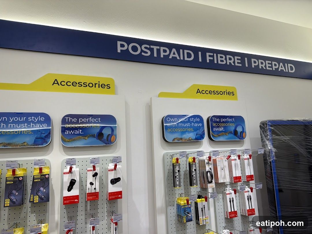 Store Interior Accessories Section