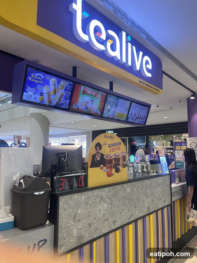 Tealive Storefront Interior