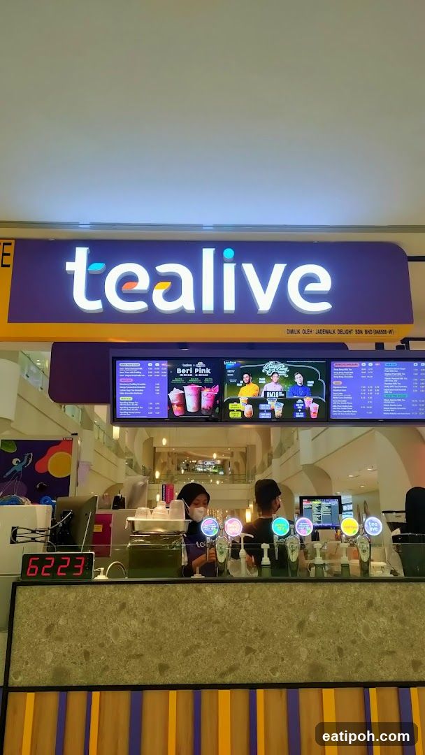 Tealive Shop Interior