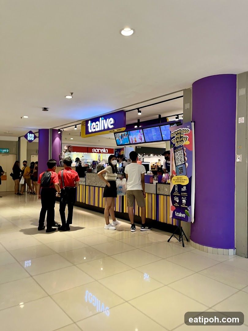 Tealive Storefront Interior