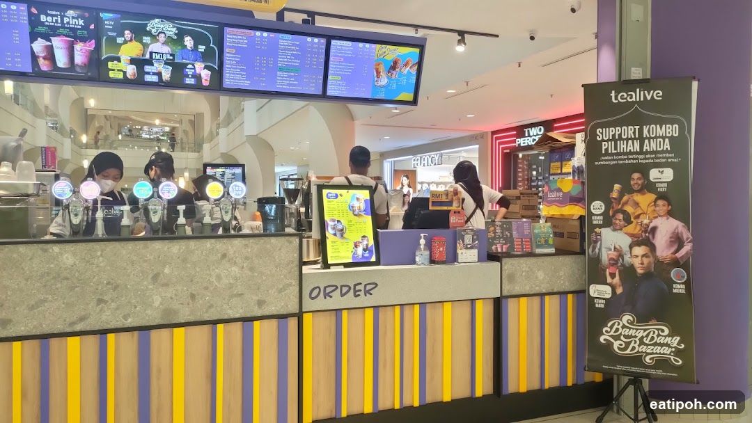 Tealive Coffee Shop Interior