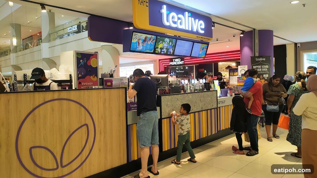 Tealive Store Interior
