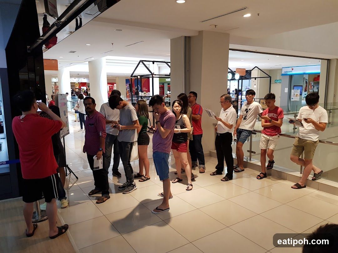Shopping Mall Interior Queue