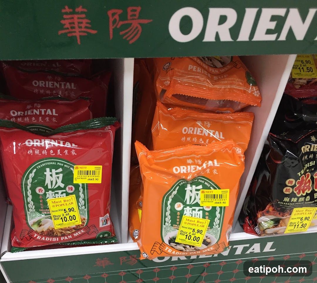 Oriental Noodles Display