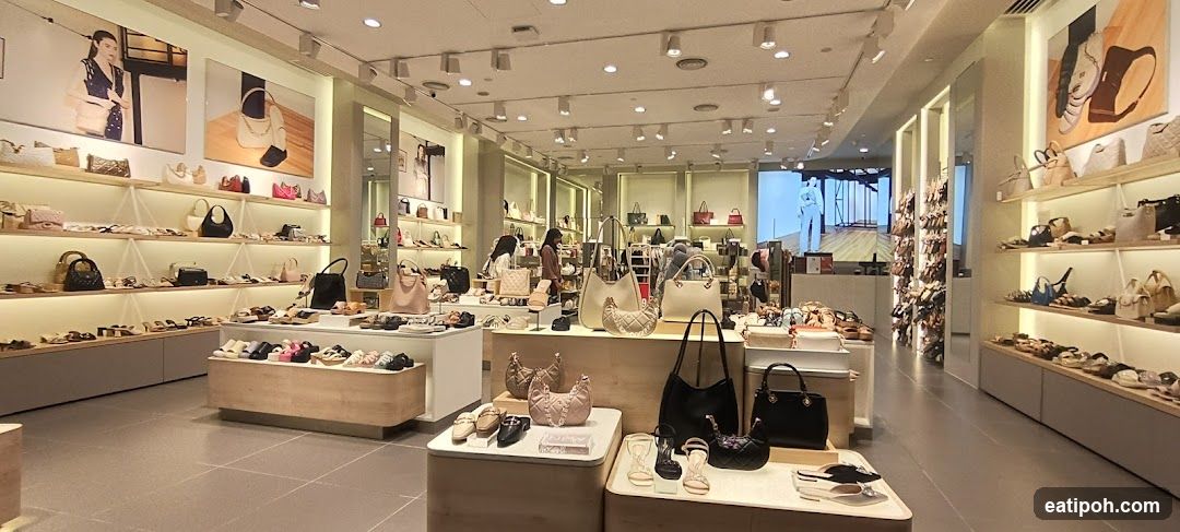 Interior of a fashion retail store