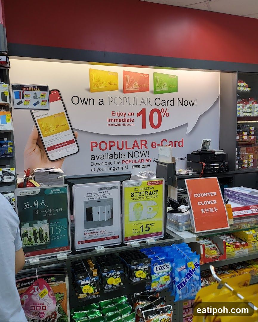 Popular Card Promotion Display