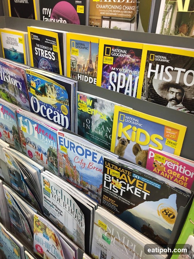 Magazine Display Rack
