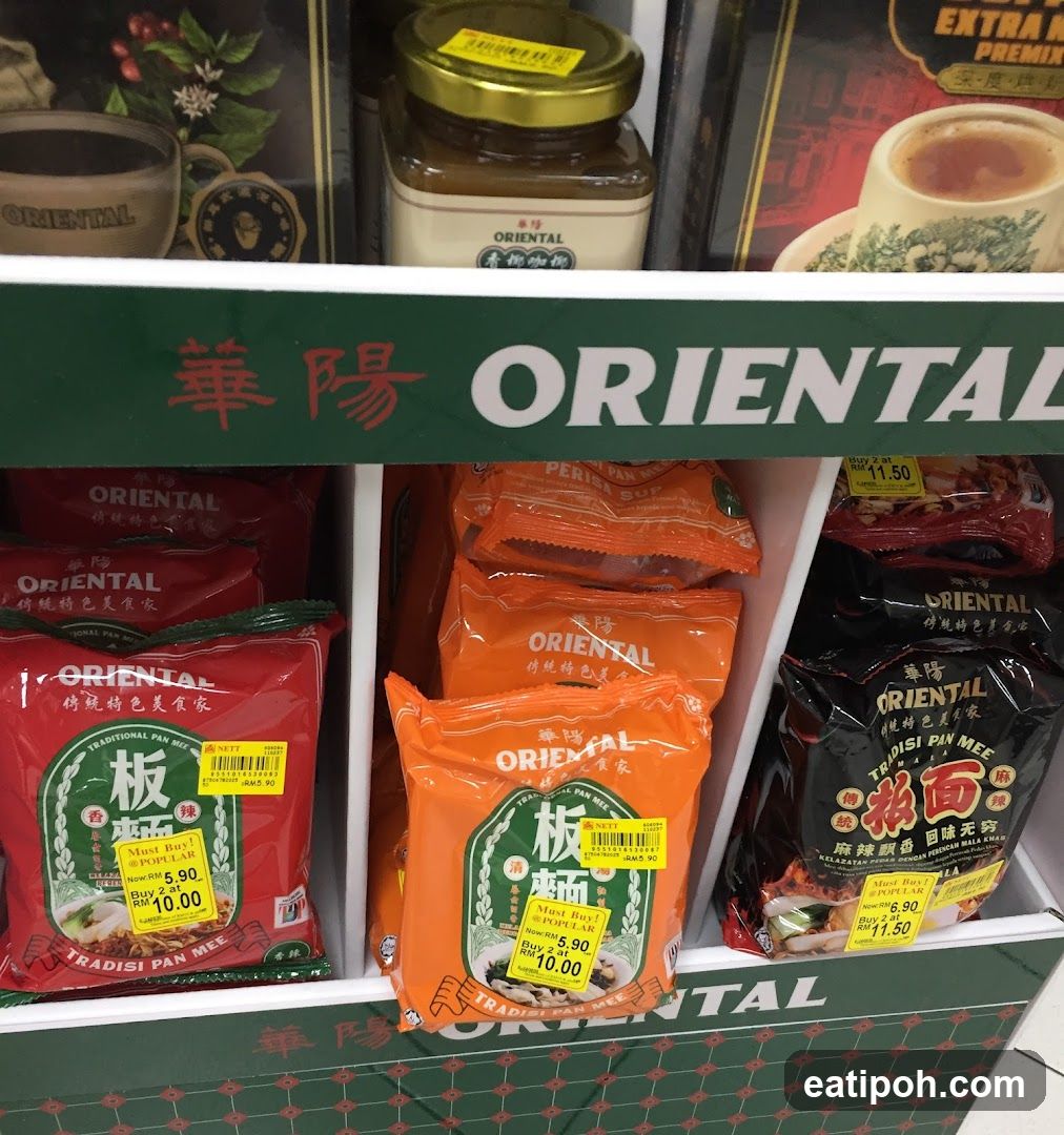 Oriental Brand Products Shelf
