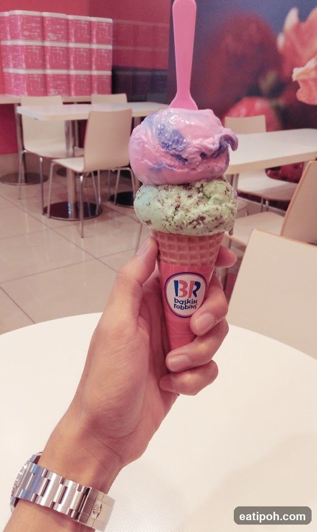 Baskin Robbins Ice Cream Cone